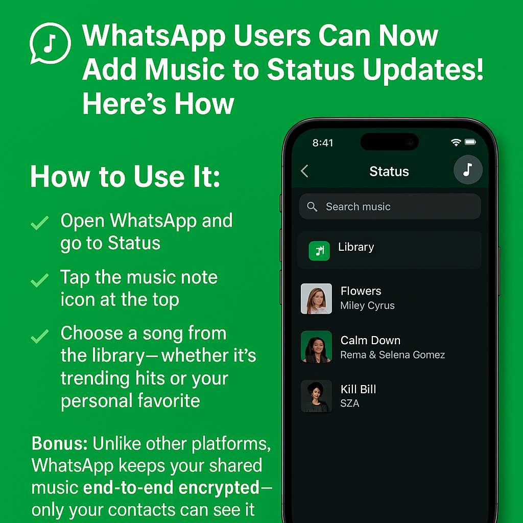 whats app music